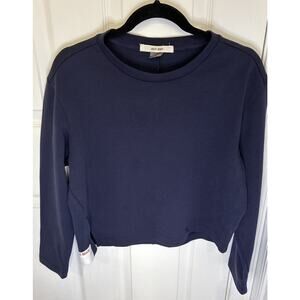 Jucy Judy Korean Streetwear Long Sleeve Shirt XS Blue Thick Cozy Top Trendy